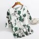2023 Summer New Ice Silk T-shirt Women's Large Size Women's Mama Base Shirt Loose Slimming Meat Covering Top