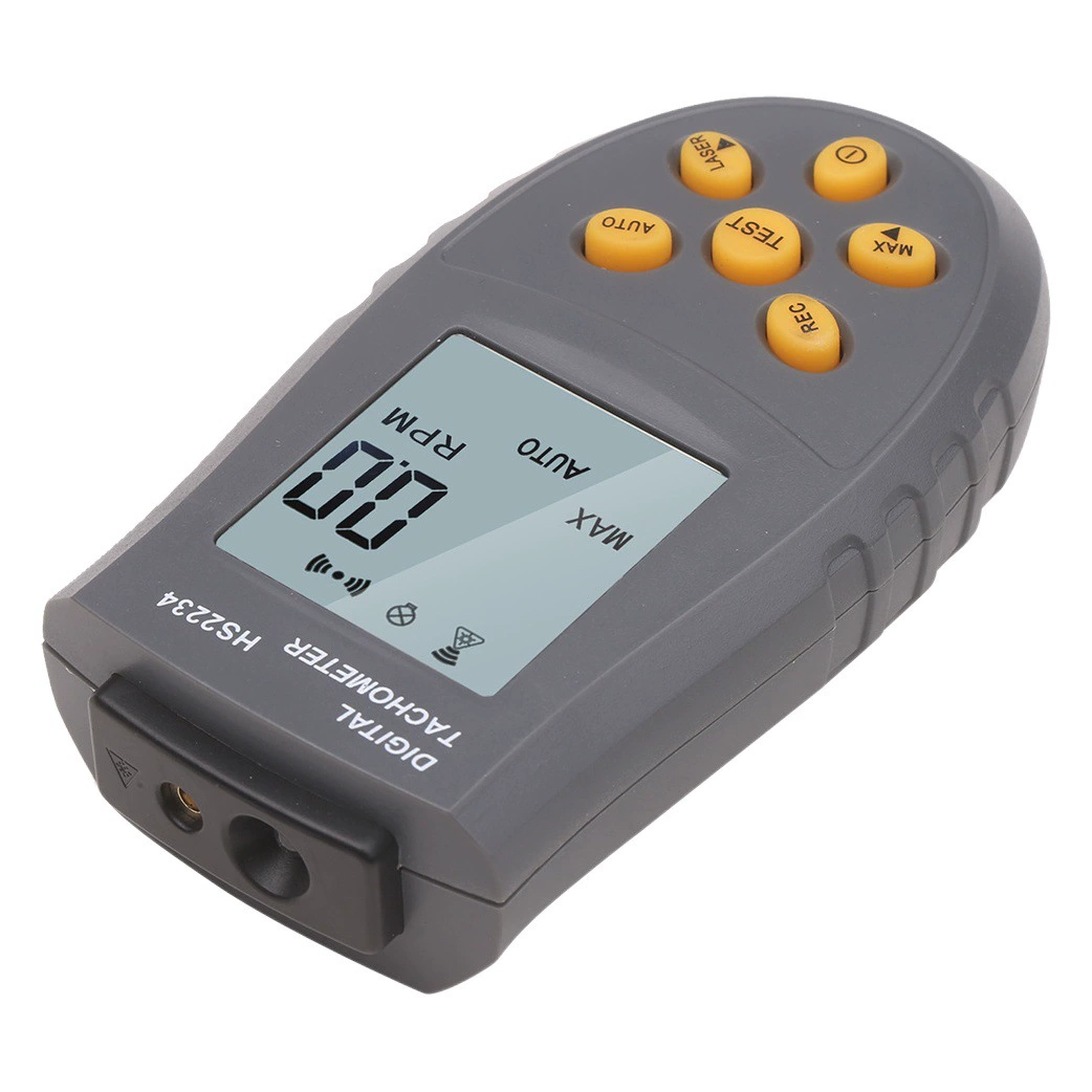 HS2234 Бесконтактный лазерный тахометр цифровой дисплей спидометр двигателя фотоэлектрический тахометр