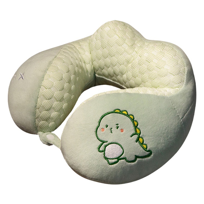 Hielo Doudou almohada en forma de U cuello almohada avión cuello columna cervical reposacabezas adulto cuello almohada estudiante conveniente almohada en forma de U