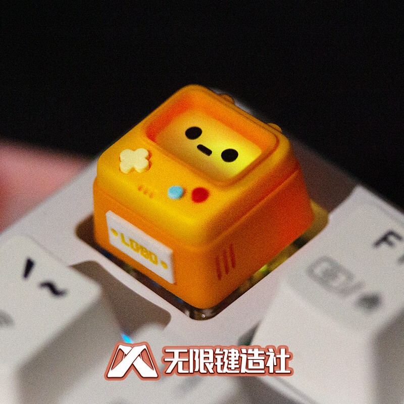 Retro Game Console Translucent Keycap Personalized Resin Mechanical Keyboard Keycap Single Esc Anime Cultural Creative Product