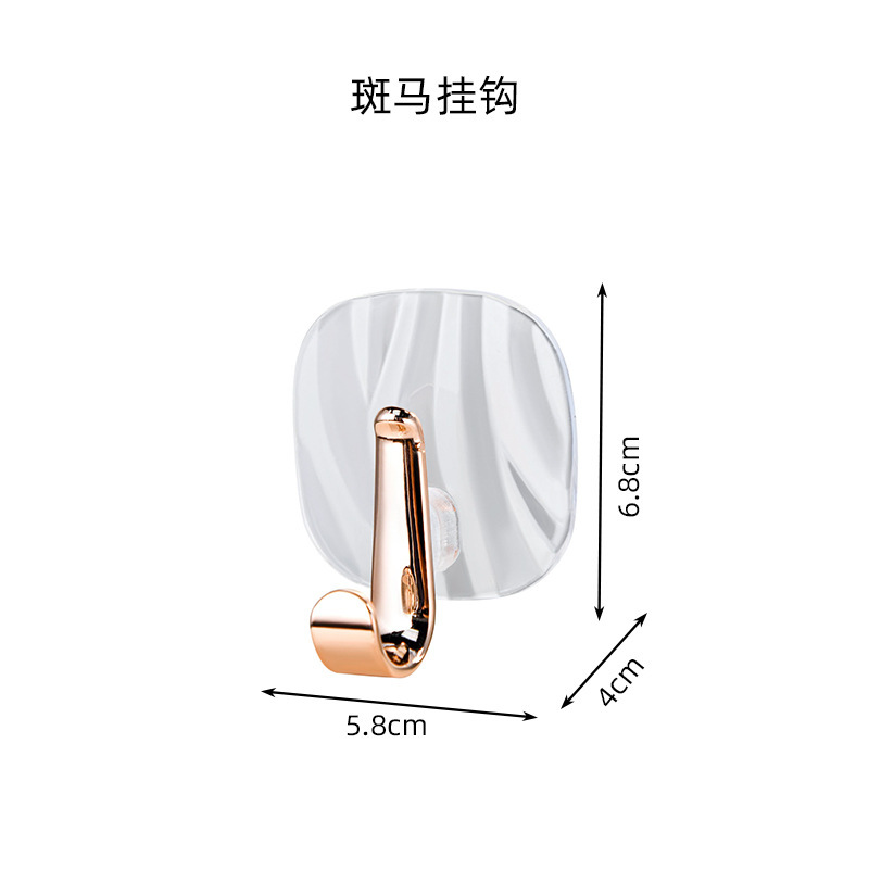 フックアクリル強粘着フック壁掛け玄関洋服掛け浴室トイレコート収納ラック|undefined
