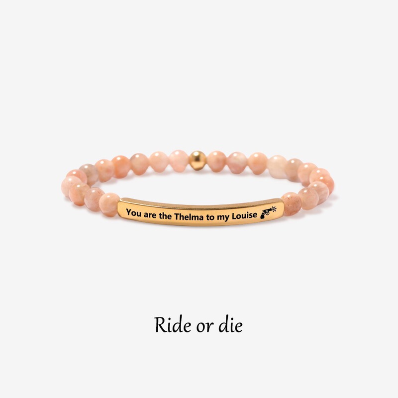 Cross-border new products for friends to ride or mold bead lettering bracelet you can be anything you want to be