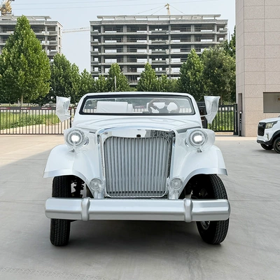 Vintage classic car sightseeing vehicle Elektrikli qolf avtomobilləri