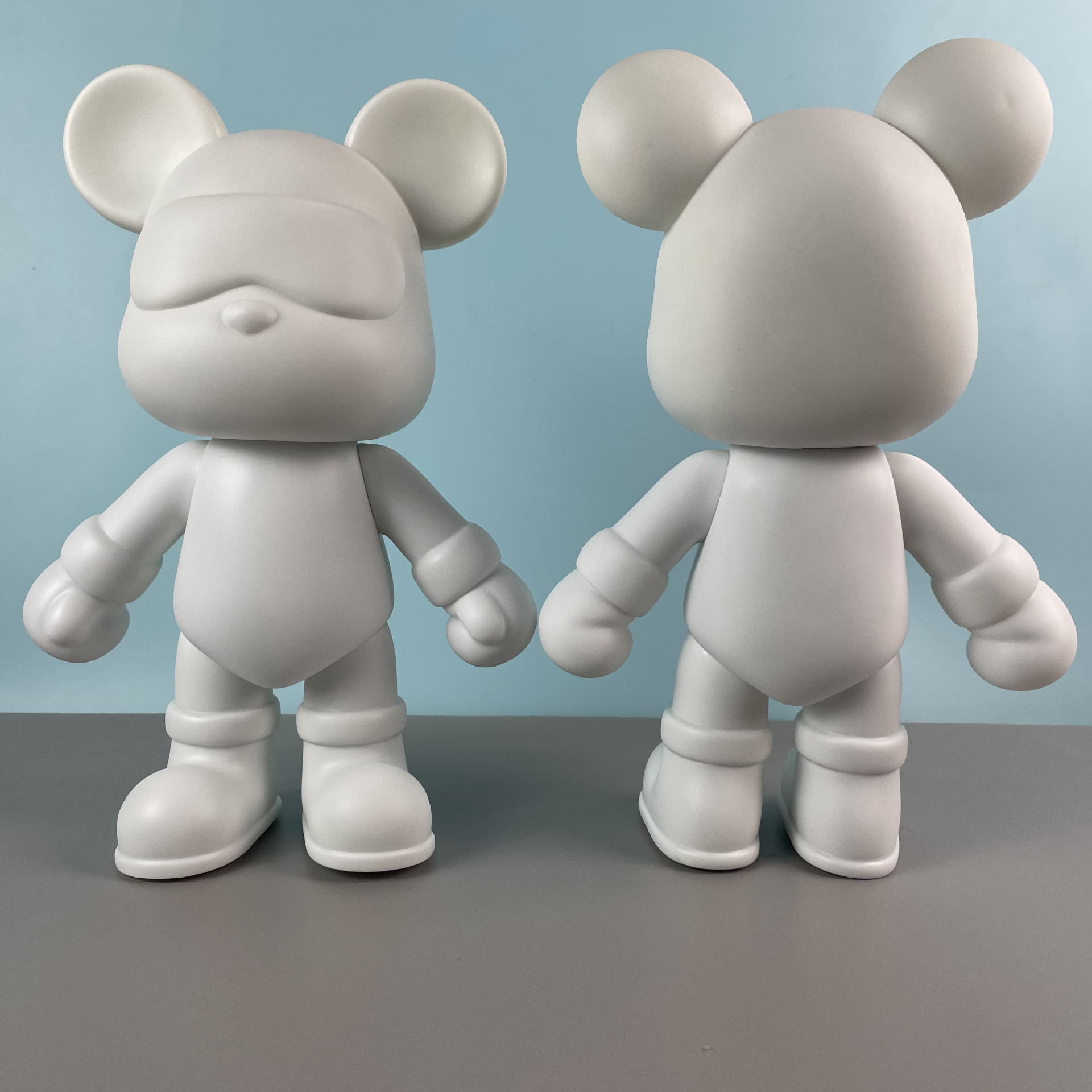 흰색 배아 쿨쿠 베어 33cm_구멍 없음