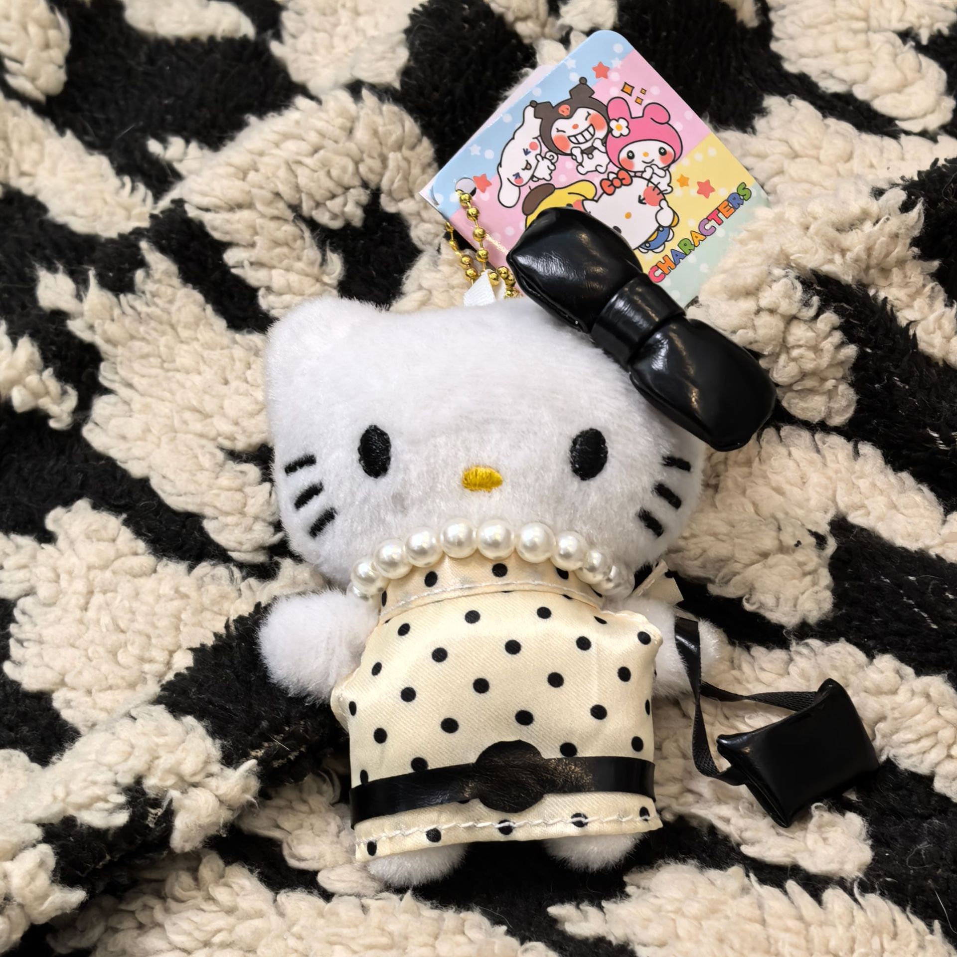 Amor hellokitty muñeca colgante llavero colgante bolsas de regalo bolsas de peluche lindo muñeca colgante lindo