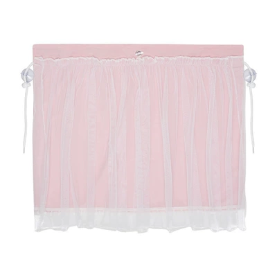 Car Window Sunshade Curtain, In-Car Car curtains - no-decoration-1-piece-pack-pink-suction-cup-style