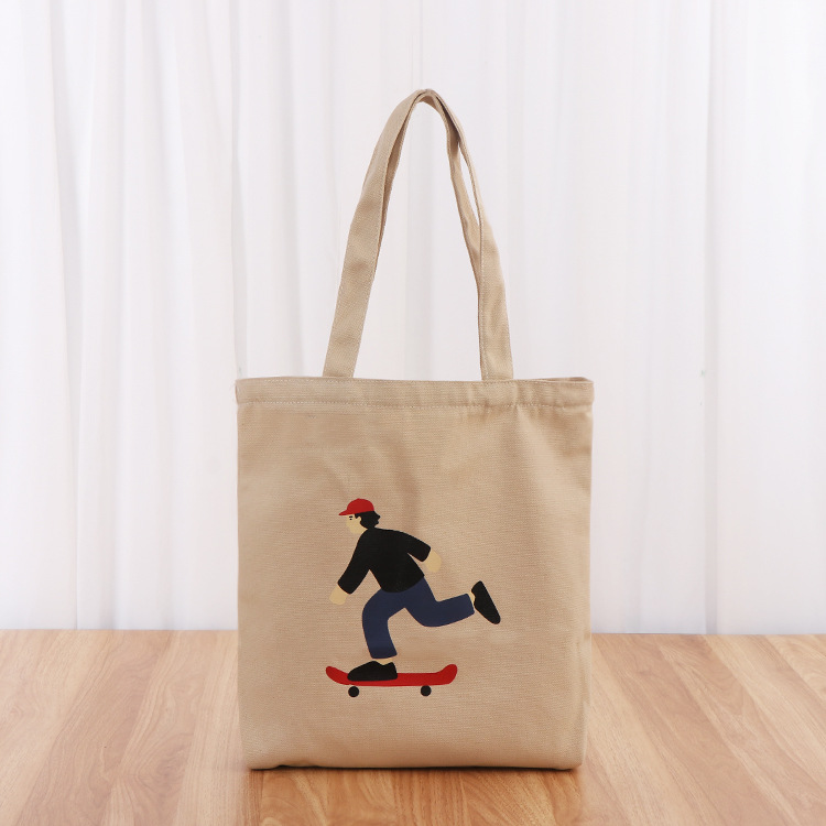 简约休闲大学生上课文艺范包包女新款小清新字母印花单肩包印logo