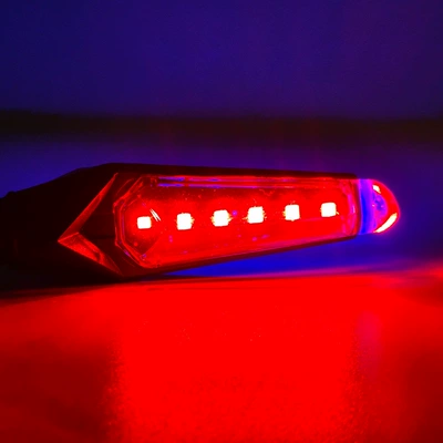 Electric Motorcycles Modified Turn Signal – Dönmə işıqları - 12v-red-blue-steady-on-pair