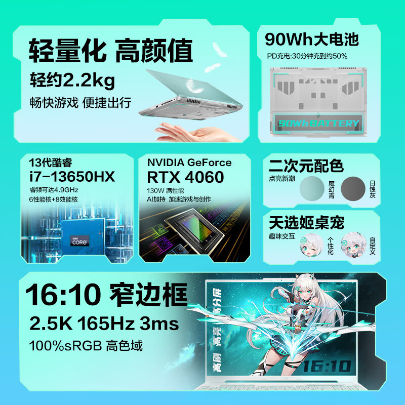 Tianxuan 5 Pro 14-Core Core I7 16inch Gaming Laptop