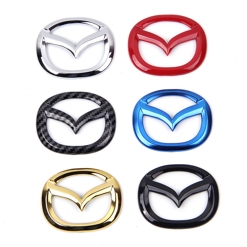 Adecuado para Mazda Angkera Atez CX4 CX5 volante estándar cubierta etiqueta etiqueta etiqueta etiqueta decorativa