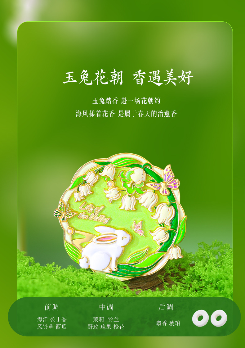 Lily Story Car Fragrance New Release: Forbidden City Collaboration Solid Car Fragrance Vent Diffuser