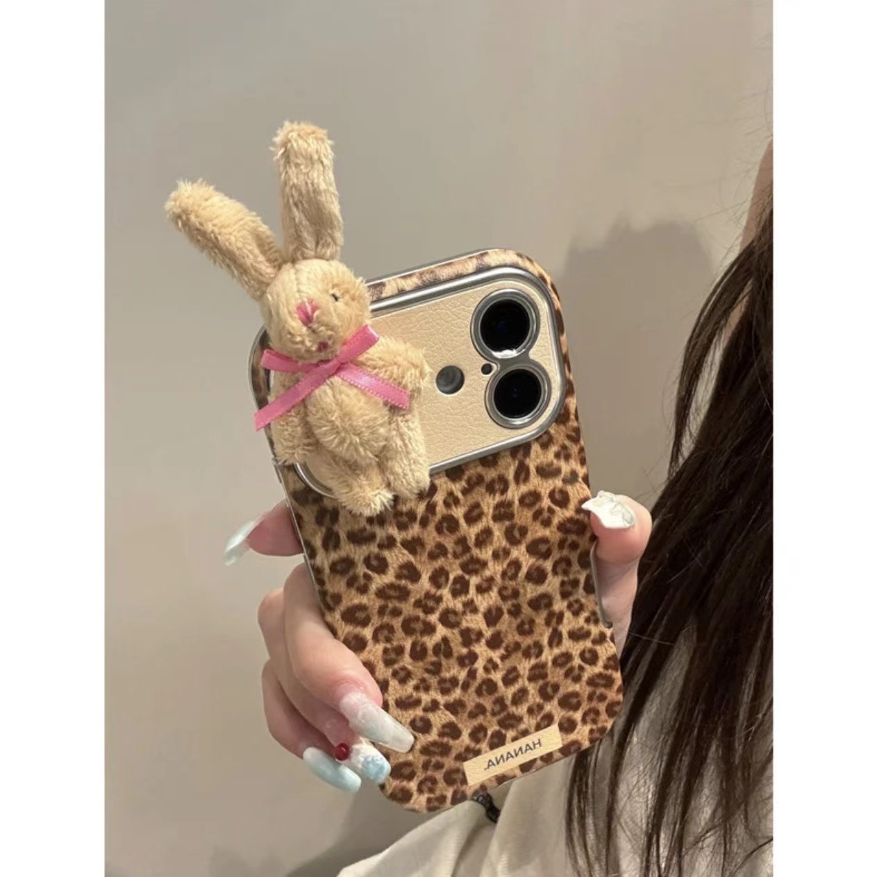 Phone Cases Classification Silica Gel Material Silica Gel Rabbit Leopard Cute Phone Cases Phone Accessories