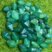 Высокие масляные мешки агат зеленый восьмиугольник около 21X15mm DIY ювелирные изделия ручной работы с бисером агат разбросанные бусы оптовая продажа