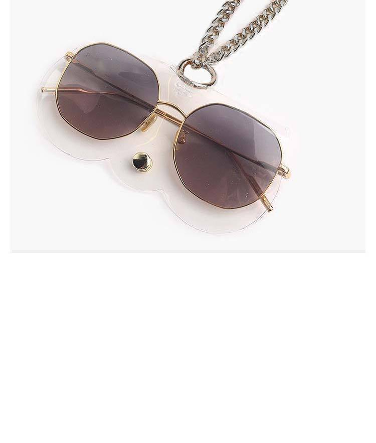 Laser Craft Eye Solid Color Transparent Glasses Pouch Plastic Laser Unisex Casual Retro Glasses Pouch