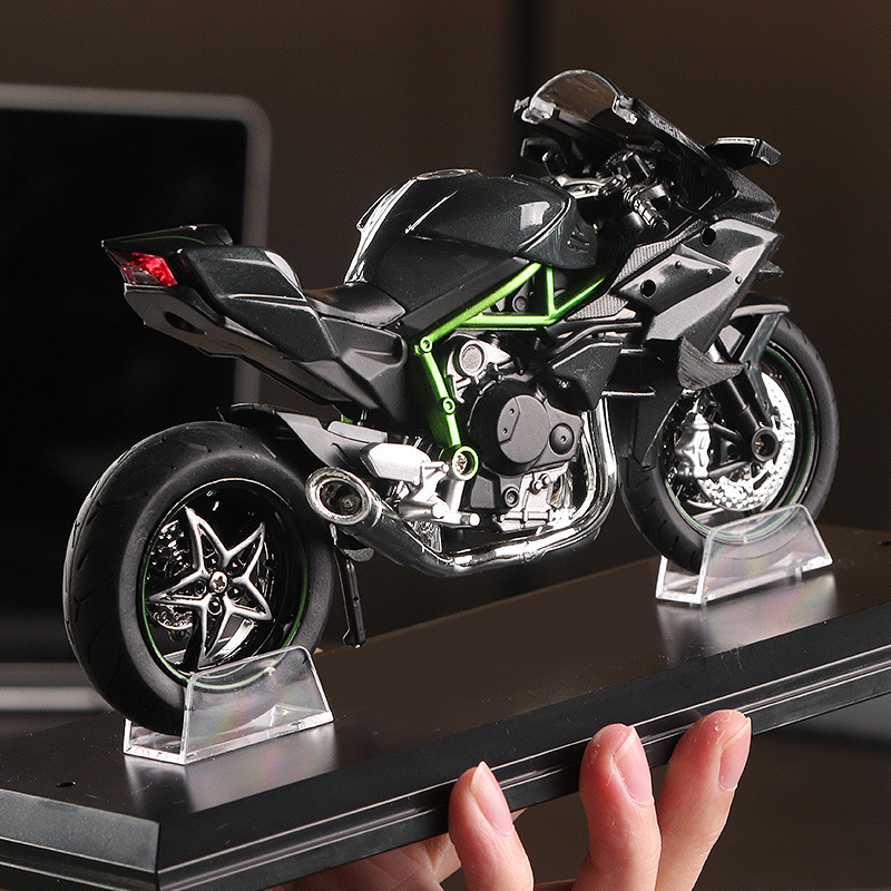 Alloy Simulation Motorcycle Model Toy Kawasaki H2R Ducati Motorcycle Collection Ornaments Birthday Gift for Boys Alloy Simulation Motorcycle Model Toy Kawasaki H2R Ducati Motorcycle Collection Ornaments Birthday Gift for Boys