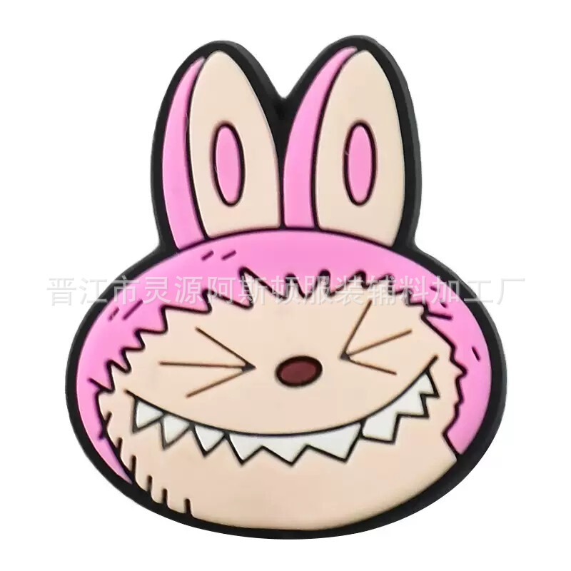 クロスボーダー新しいラブ布漫画の靴花靴バックル下駄装飾 DIY ガーデンシューズ靴アクセサリージュエリー卸売|undefined