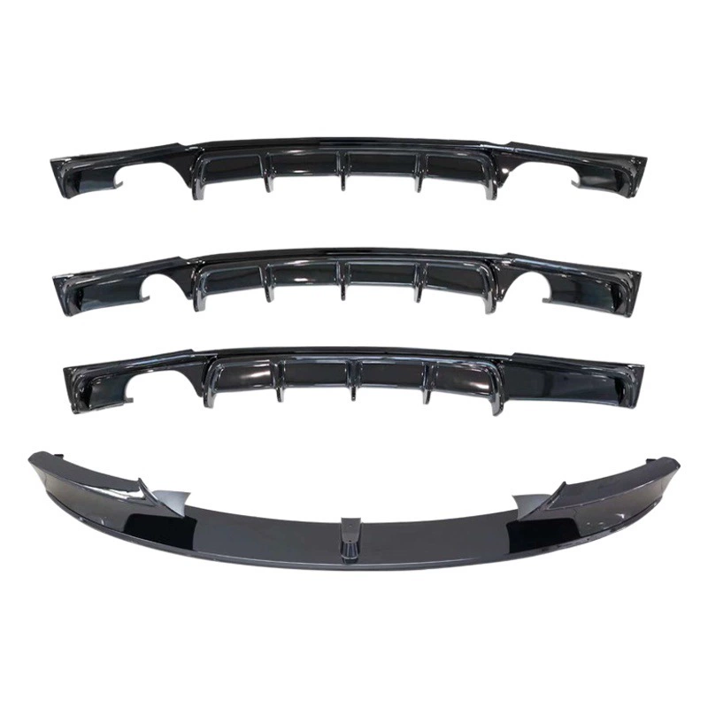 Подходит для BMW 3 серии MP задняя губа F30F35 Модифицированная MP четыре выхода задняя губа 3 серии MP задняя губа украшение заднего бампера