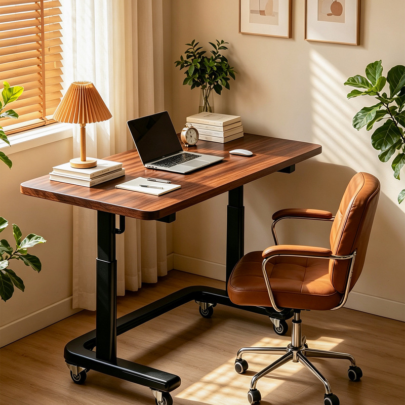 Bedside table, mobile, height-adjustable computer desk, multi-functional small desk for home, living room, bedroom, study, and office use Bedside table, mobile, height-adjustable computer desk, multi-functional small desk for home, living room, bedroom, study, and office use