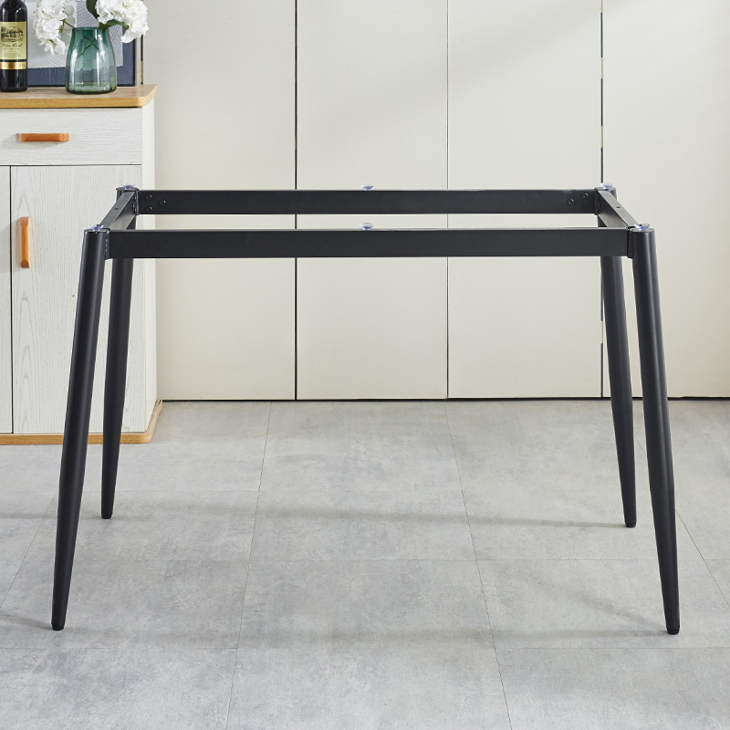 岩板桌腿支架办公桌架金属桌腿铁艺烤漆桌架餐桌架脚架支架桌腿