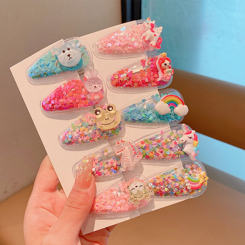 Bebé súper lindo clip tocado fruta de los niños pequeño clip horquilla rota de la niña linda verano Bangs horquilla accesorios para el cabello