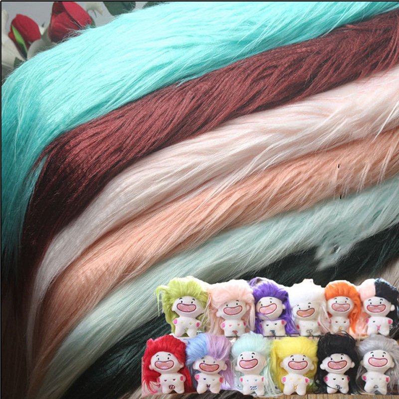 9cm beach wool downwater wool plush wig imitation fur clothing pillow fabric children shooting velvet fabric