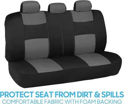 Car Seat Cover for | Seat cushion, seat cover - grey-2-piece-set-single-seat