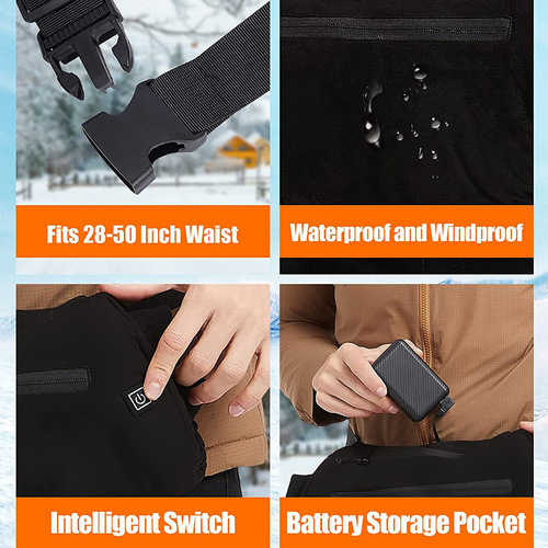 Amazon Electric Heated Hand Warmer USB Rechargeable Heating Hand Warmer Bag Portable Waist Bag Hand Warmer Outdoor Multi-Function Bag