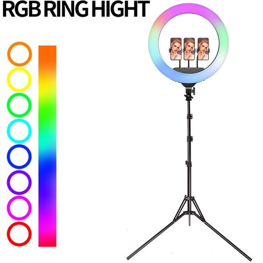 Заводская поставка 22-дюйма 56 см rgb лампа с лошадкой - крупногабаритная лампа для видеосъемки кольцевая подсветка