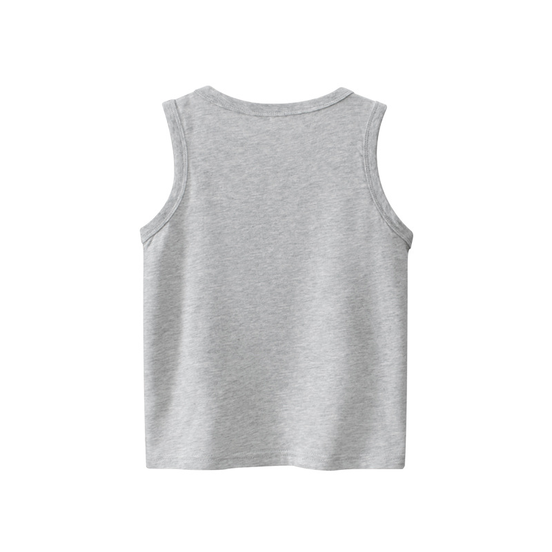 27 niños nueva ropa de verano para niños Chaleco de los niños de dibujos animados oso ropa de bebé niño tiktok vivir suministro de primera mano