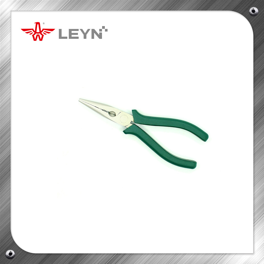 厂家直销五金工具德式6/7/8寸抛光单沾尖嘴钳 沾朔尖嘴钳