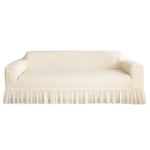 Cross-border bubble fabric sofa cover universal full package elastic sofa pad sofa cover for all seasons wholesale