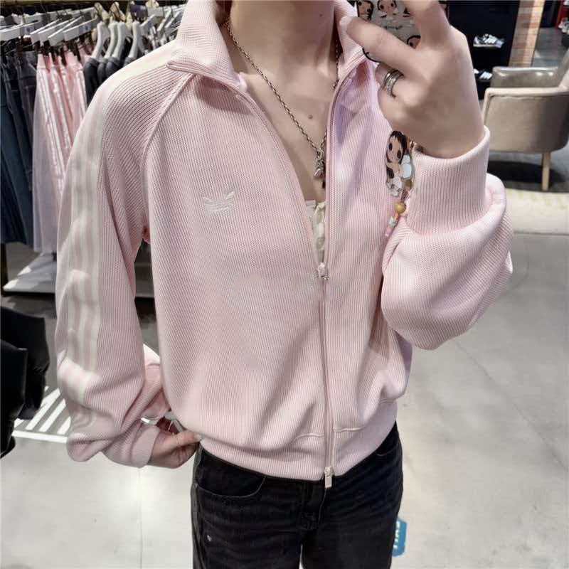 Cross-border replica of the original classic Trefoil sports jacket for women, embroidered logo casual cardigan knitted coat top Cross-border replica of the original classic Trefoil sports jacket for women, embroidered logo casual cardigan knitted coat top