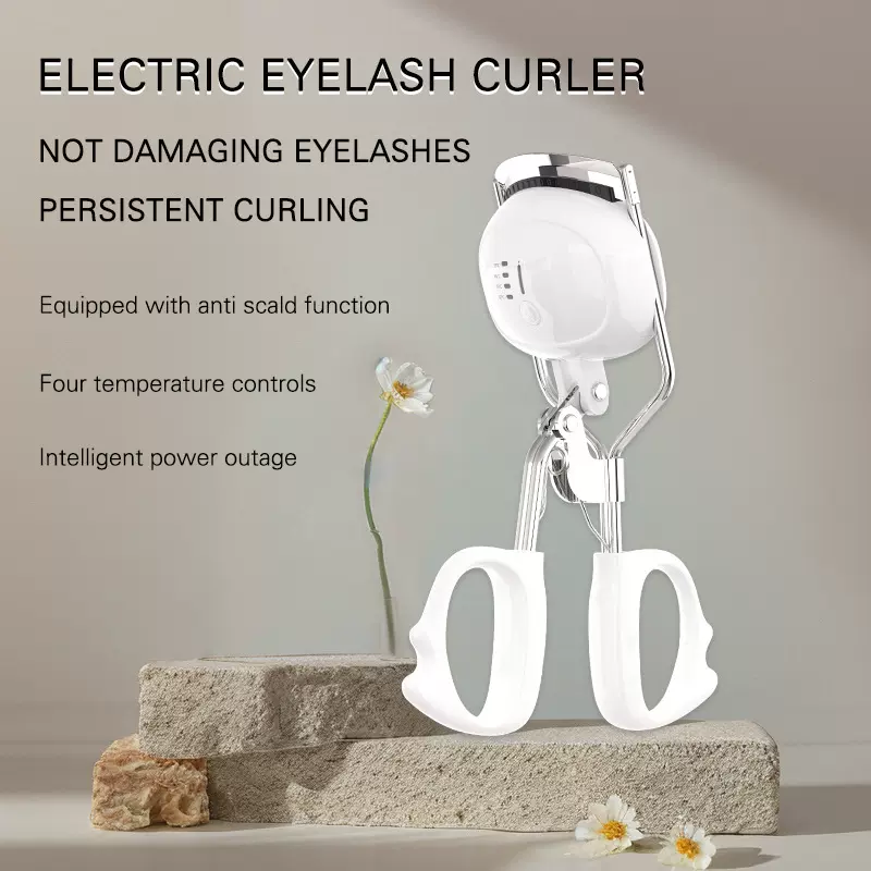 跨境新款五代电烫金属睫毛夹不夹肉卷翘电动加热睫毛烫卷器批发