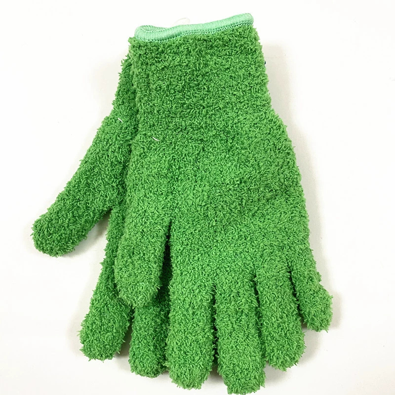 Guantes de microfibra para quitar el polvo de Amazon, guantes de lana coral, guantes para limpieza de coches, guantes de media lana para mayor comodidad.