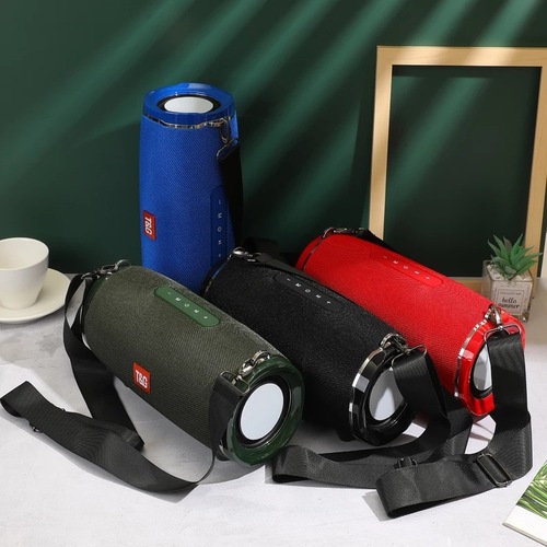 TG187 War Drum Wireless Bluetooth Speaker, Strap Outdoor Subwoofer, War Drum Card Bluetooth Speaker