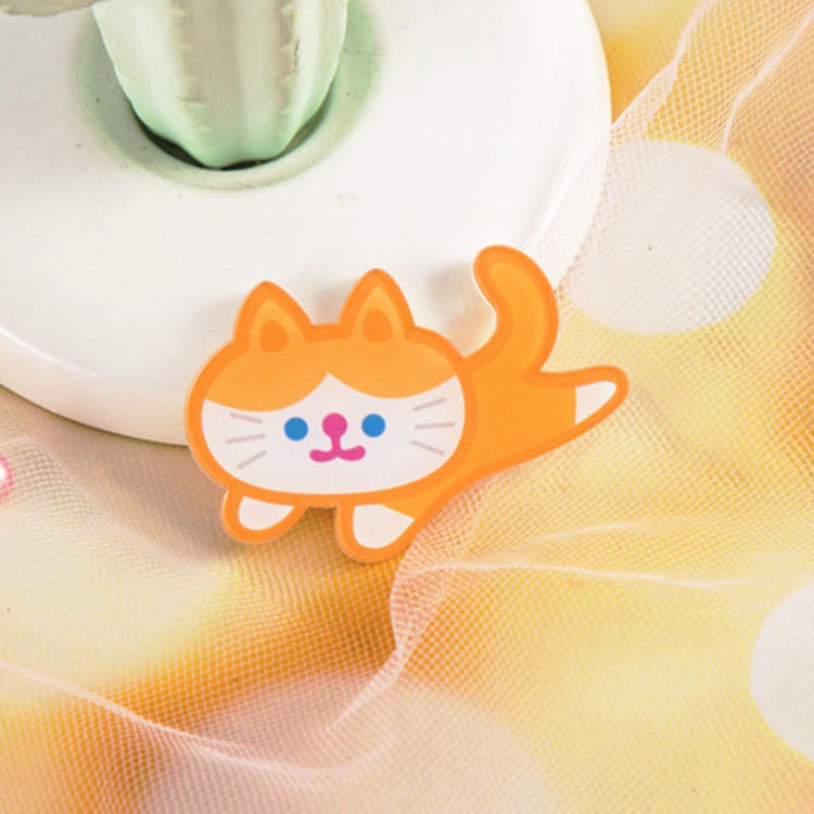 日韓ins風子猫かわいいアニメブローチ筆袋バッグストラップ創意アクリルバッジアクセサリー女|undefined