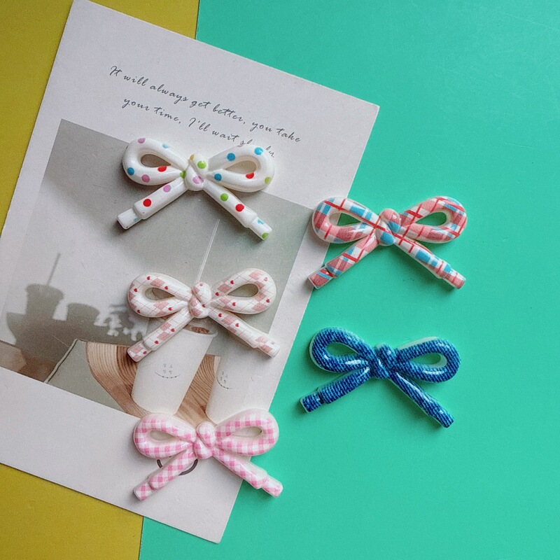 かわいいプリント靴ひも中空リボンアクセサリー diy 帽子電話ケースパッチ装飾クリーム接着剤下駄|undefined