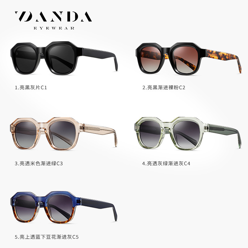 Nuevas gafas de sol polarizadas de placa S31112 Gafas de sol de moda de tiro en la calle al aire libre para mujeres Gafas de sol de conducción