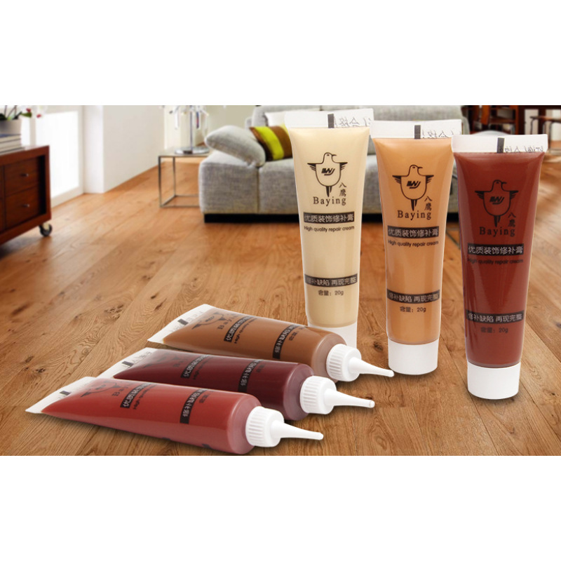 Wooden door furniture repair cream repair paint scratch pit hole wooden floor repair artifact wood paint beauty seam repair pen
