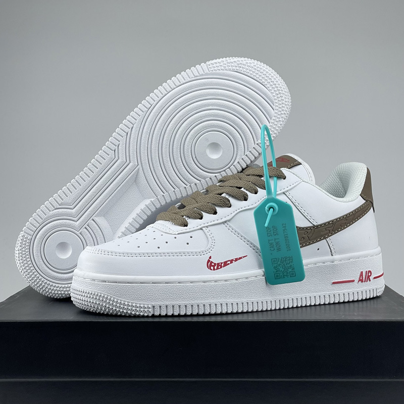 Putian sneaker Aj Low-top Shoes Air Force One Board Shoes White Shoes Men's and Women's Breathable Casual Trendy Shoes for Primary and Secondary School Students