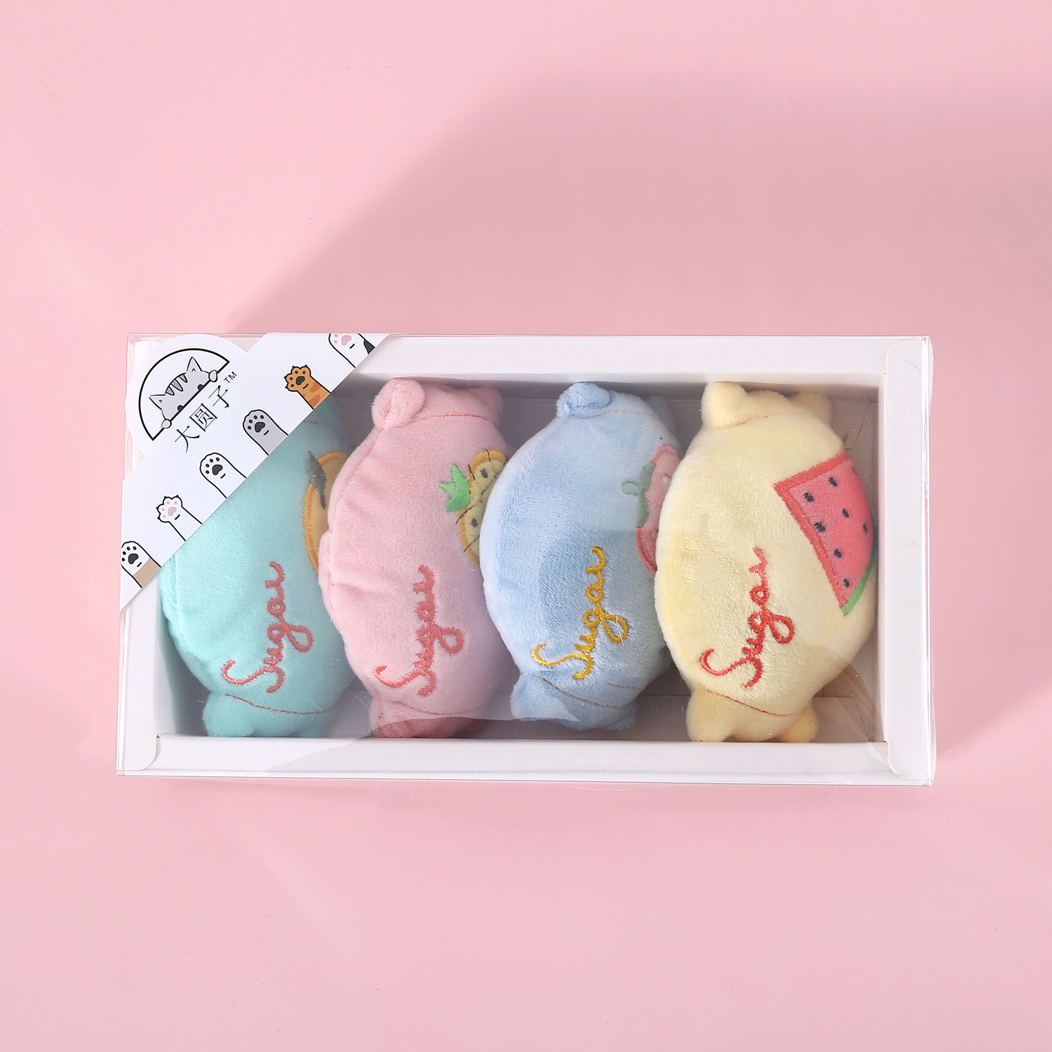 Candy gato juguete de cuatro piezas conjunto