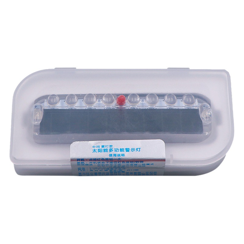 Coche anti-colisión trasera luz de advertencia solar luz de flash camión ligero fuerte luz trasera de ancho de noche imán fuerte carga antirrobo