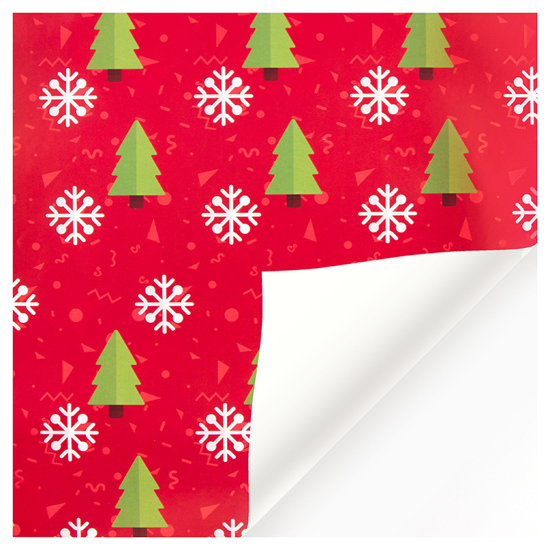 Árbol de Navidad con base roja; 50cm x 70cm