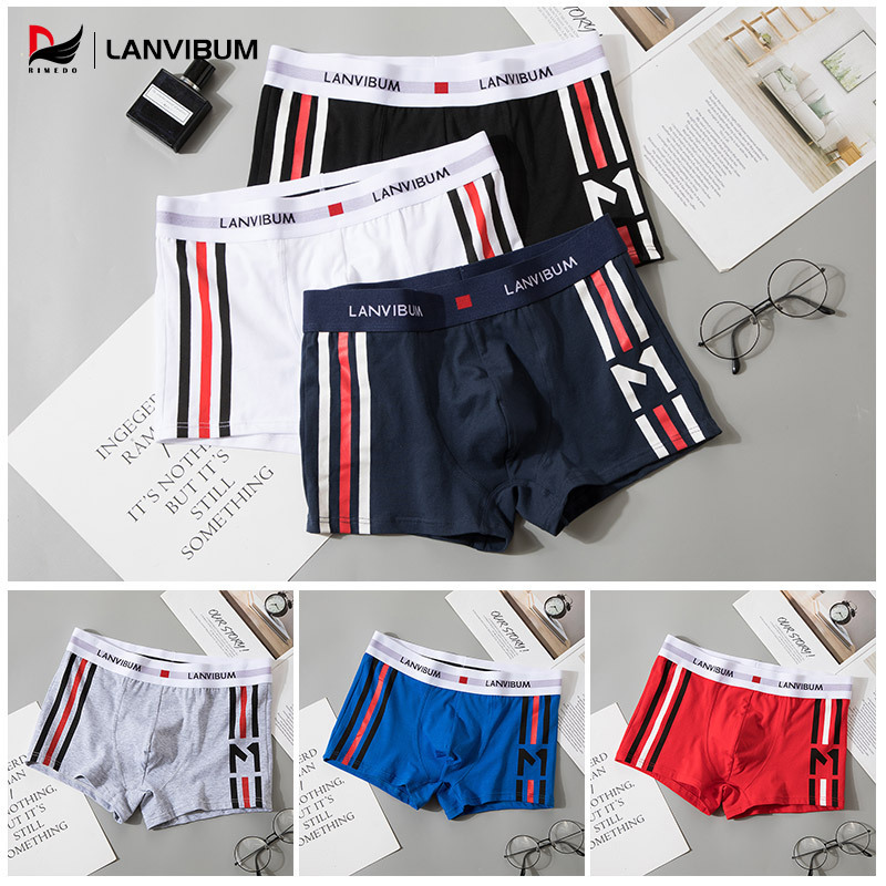 Lanvibum Men's Underwear Sports Underwear Men's Boxer Briefs Sexy Cotton Boxer Men's Underwear Printing Lanvibum Men's Underwear Sports Underwear Men's Boxer Briefs Sexy Cotton Boxer Men's Underwear Printing