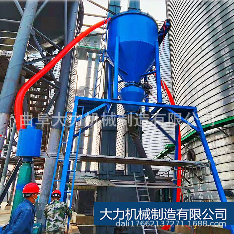 脉冲式气力输送机 石灰石粉清库中转气力吸灰机 大力大型输送机械