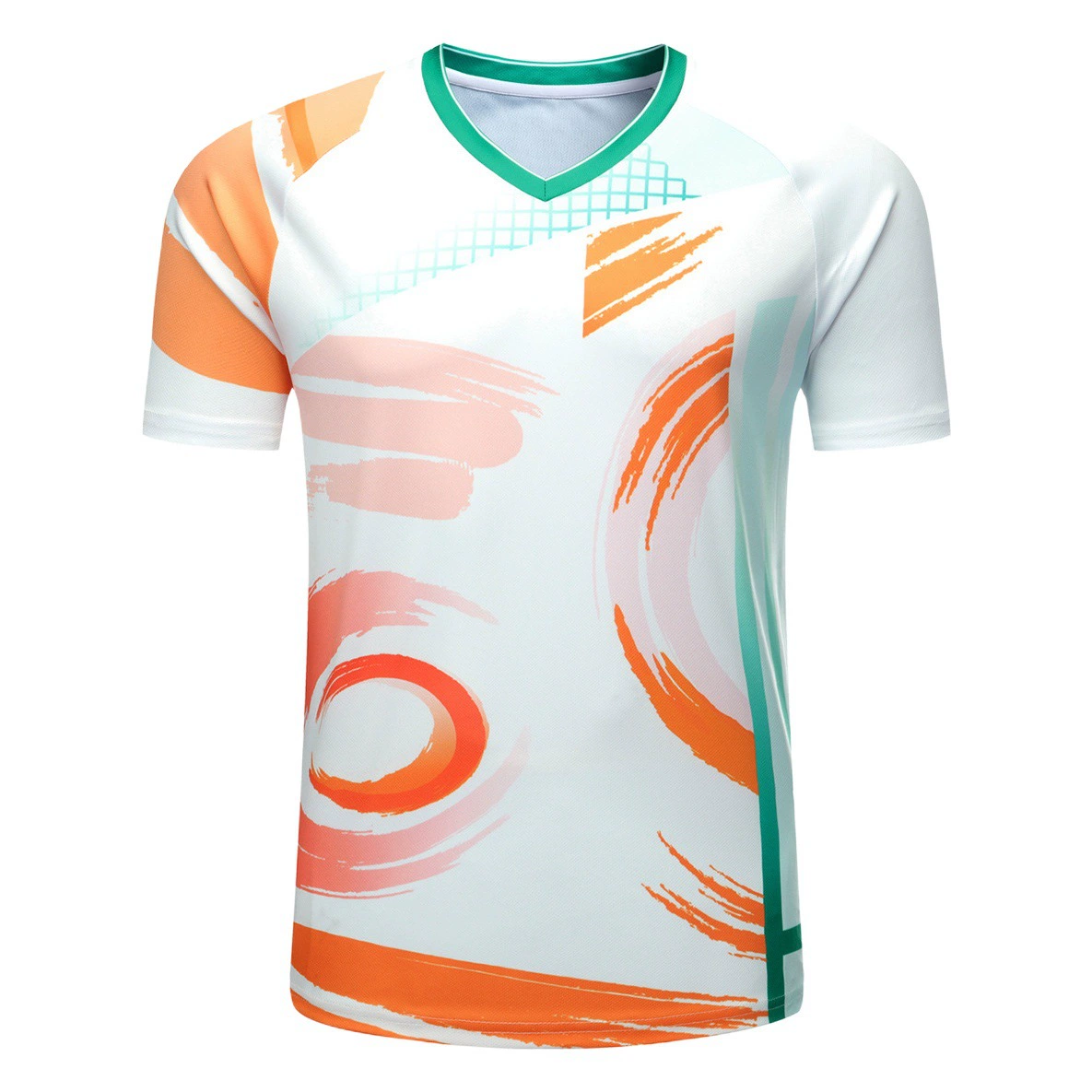 [Changfei Factory Store] Детская одежда для бадминтона быстросохненная рубашка с короткими рукавами для мужчин и женщин