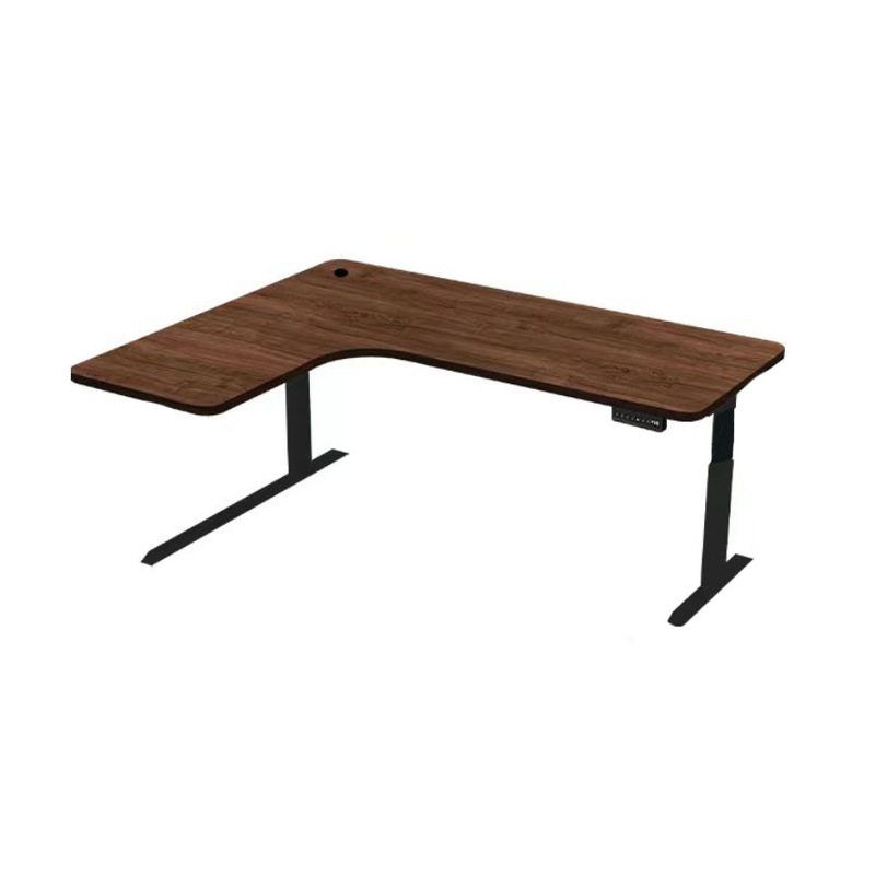 Corner Desk Home L-Shaped Standing Desk Electric Adjustable Table Corner Computer Desk Single Motor Available for Export