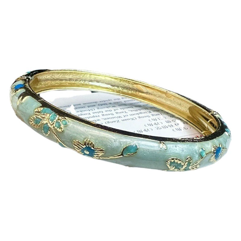 Пекинский браслет, открывающийся сплав, капающее масло, ретро-эмаль, браслет, ювелирные изделия, украшения для рук, живописное место, популярные дорожные сувениры