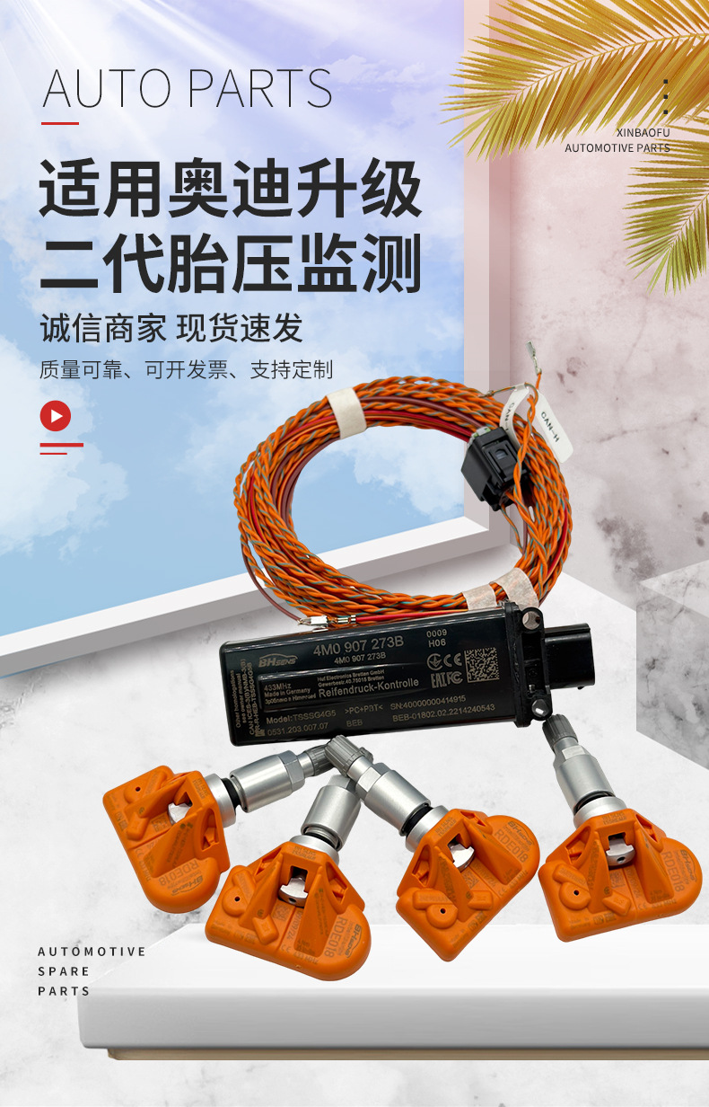 Audi Tire Pressure Sensor Rde018 Baolong Huofu Bhsens Is Suitable for Audi's Upgraded Second-Generation Tire Pressure Sensor