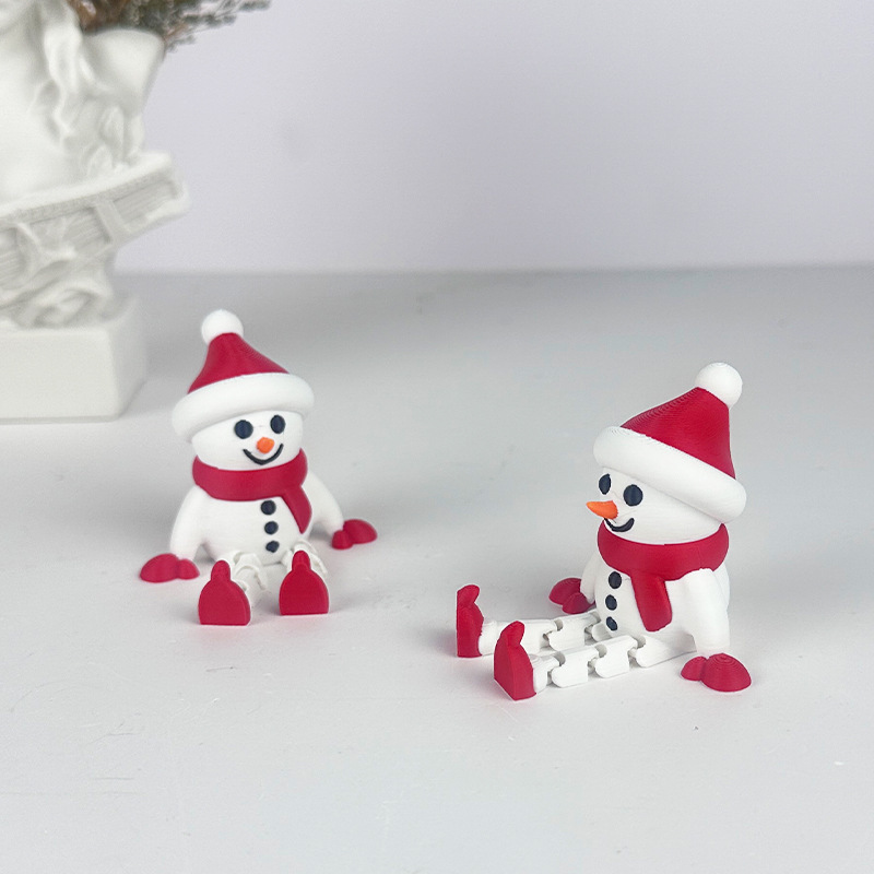 创意圣诞玩具3d打印圣诞树雪人麋鹿公仔包包挂件摆件节日礼物批发|undefined